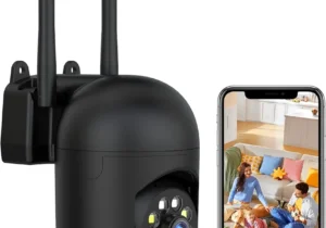 Cámara de seguridad WiFi de 1080P diseñado para exteriores o interiores.